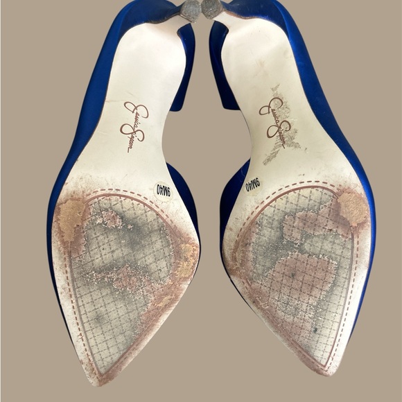 Jessica Simpson Royal Blue Heels - Picture 6 of 7